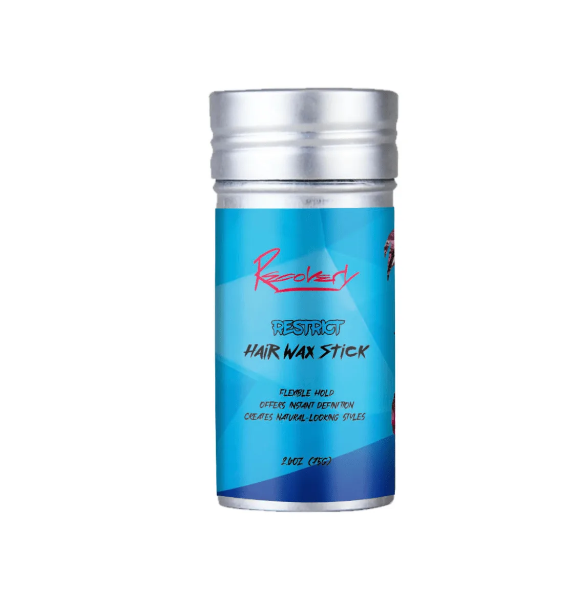 Blue Hair Wax Stick for Flexible Hold Hair Styling